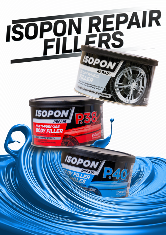 Isopon filler p38 and Jawel Paints