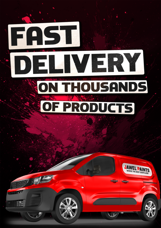 Jawel Paints Fast Delivery Banner